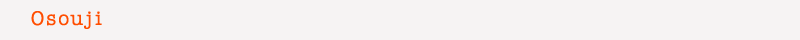 osouji
